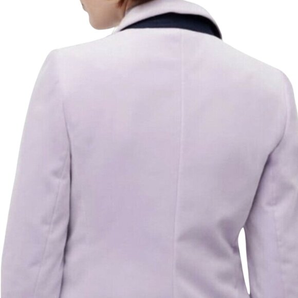 NWT J.Crew Parka Velvet Blazer in Liliac (Smoky Wisteria) Size 2 - Picture 5 of 14